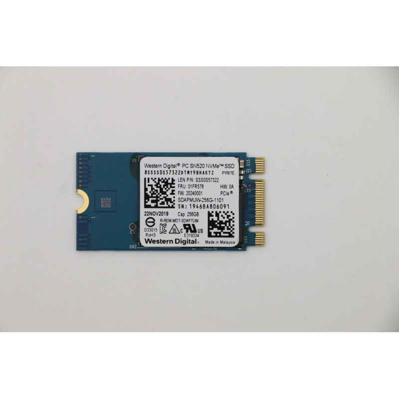 Lenovo 256GB M.2 PCIe NVMe